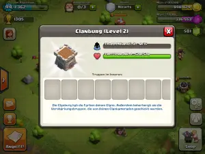 Truppenkapazität in der Clanburg Truppenkapazität in der Clanburg