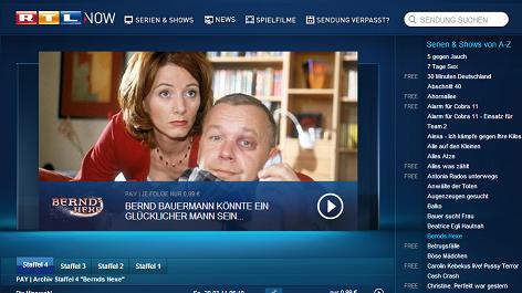 RTL Now im Live Stream
