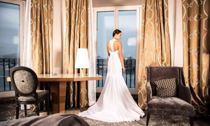 fit and flare Hochzeitskleid fit and flare