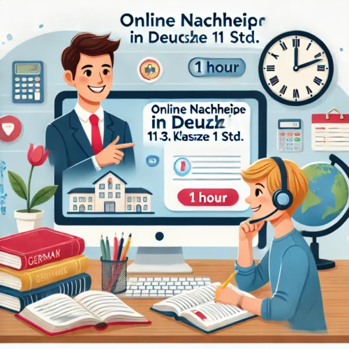 Online Nachhilfe in Deutsch 11-13. Klasse 1 Std.