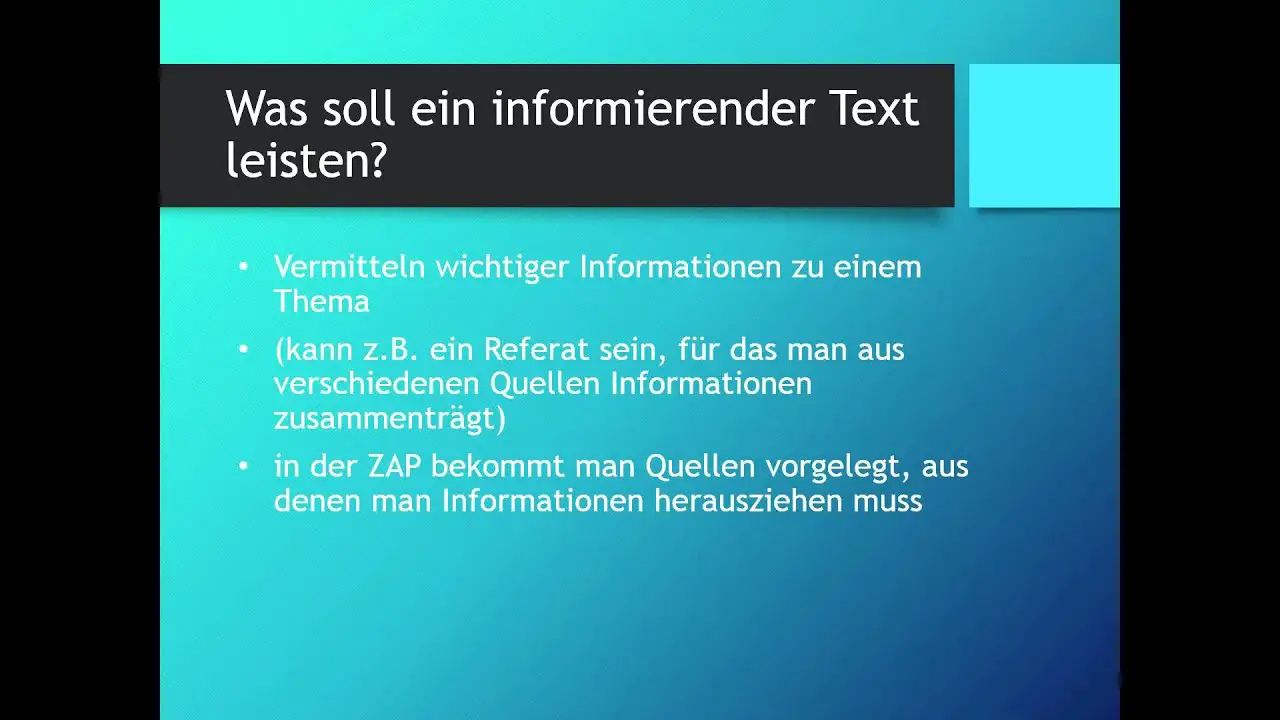 Informationstext Schreiben Klasse 7 Klassenarbeit Informationstext schreiben - Aufbau, Gliederung, Beispiel & Tipps